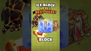 The BEST Ways To Use The NEW Ice Block Spell in Clash of Clans!