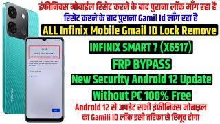 Infinix Smart 7 x6517 Frp Bypass Without Pc  A To Z All Infinix Mobile Frp Bypass Android 12 Update