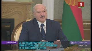 Лукашенко предлагает инвесторам из ОАЭ проекты в реальном секторе. Панорама