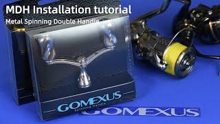 Gomexus Spinning Double Handle Install on Shimano Stella and Daiwa Exist