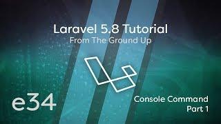 Laravel 5.8 Tutorial From Scratch - e34 - Artisan Commands - Part 1