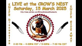 Live at the Crow's nest Saturday 15 March 2025