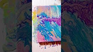 Amazing Kiss Acrylic Pouring Technique | Abstract Art