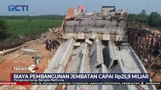 Proyek Jembatan Air Kerabut senilai Rp25,9 Miliar di Pangkalpinang Ambruk - SIP 18/10