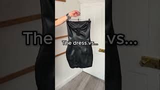 The dress vs on me.#latex #dress #alternative #fashion #fyp #foryou #fypシ #shorts