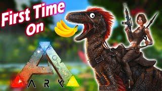 Playing ARK survival for the first time ! | ARK survival gameplay