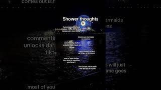 Shower thoughts
