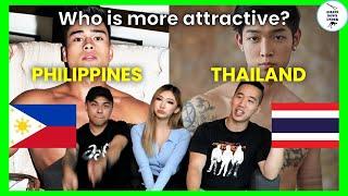 PHILIPPINES VS THAILAND Male Actors/Models | Who is more handsome? | Asian Australian Reaction