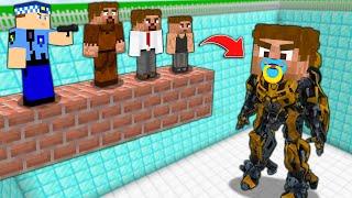 FAKİR'İN ROBOT BEBEĞİ ÇUKURUNA DÜŞERSEN ÖLÜRSÜN!   - Minecraft ZENGİN FAKİR HAYATI