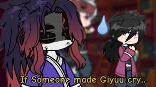 Hashiras react to if someone made Giyuu cry || Gacha Club || Demon Slayer ||