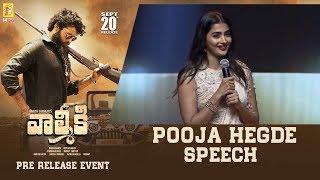 Actress Pooja Hegde Speech @ Valmiki Pre-Release Event | 14 Reels Plus