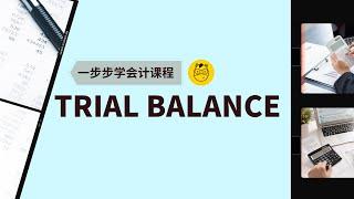 【一步步学会计】第四课 || 如何做Trial Balance试算表