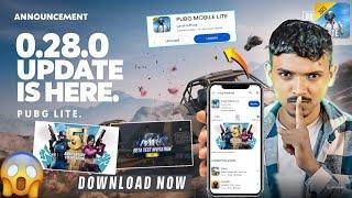 0.28.0 NEW UPDATE IS HERE  | PUBG LITE NEW UPDATE DOWNLOAD ! | BETA TEST INVITATION NEW FEATURES |