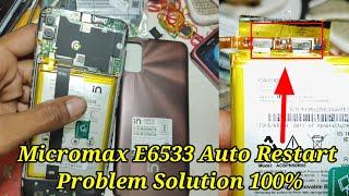 Micromax E6533 Automatic Restart Problem Solution 100% /All Android phone auto restart problem