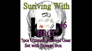 "7pcs Ultimate Survival Gear Set 3.5" Surviving With B.P. Survival Kit Blind Open Explored And Rated