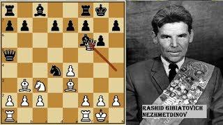 A Game of Amazing Sacrifices - Nezhmetdinov vs Chernikov 1962