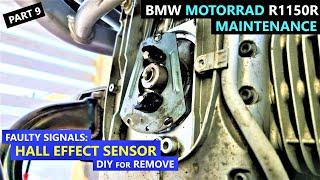 DIY for remove HALL EFFECT SENSOR (crankshaft sensor) - BMW Motorrad R1150R