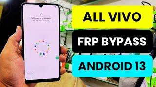 All Vivo Mobile Frp Bypass Android 13 | All Vivo Frp Bypass Android 13