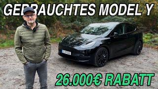 Tesla Model Y gebraucht für 26.000€ weniger gekauft: Was ist faul?