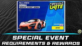 Asphalt Unite | 2nd McLaren Senna Special Event Reqs & Rewards