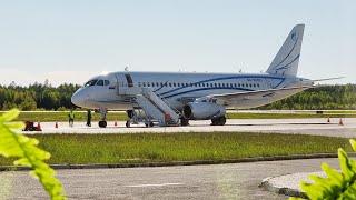 Superjet 100 а/к Газпромавиа | Рейс Советский - Москва