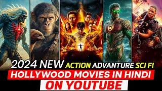 Top 12 Best Adventure Hollywood Movies On YouTube In Hindi | 2024 Hollywood Movies in Hindi Dubbed