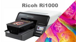 Текстильный принтер Ricoh Ri1000 - прямая печать на темной и цветной ткани (футболках, толстовках)