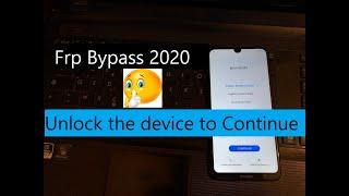 Huawei Y7 2019 (DUB LX1) Frp Bypass 2020 Without Box Or Dongle | Fix Unlock the device to Continue