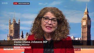 Diana Johnson MP (Policing Minister) On BBC Breakfast [08.08.2024]