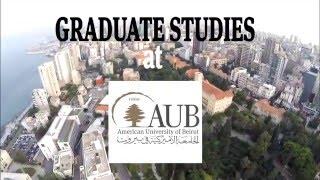 Graduate Studies at AUB