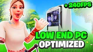 How i Got 240FPS in Fortnite on Low End PC - Boost FPS & Fix Stutters