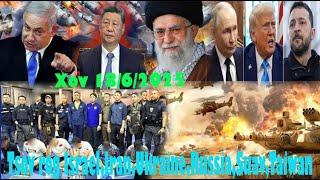 Live 18/6/2025 Tsov Rog Israel Tua Iran, Ukraine, Russia,Suav Taiwan, Mekas Txhawj Kawg, G7 Sab Laj