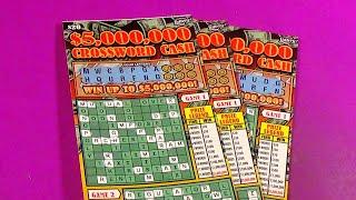 WORDS ON WED. 208: THREE $20 $5M CROSSWORD CASH FL Lottery Scratchers