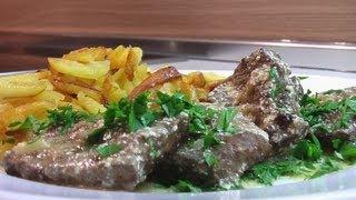 Печенка в сметане видео рецепт. Книга о вкусной и здоровой пище