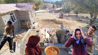 **The Art of Plastering the Seating Area and Cooking Traditional Soup in  Nomadic Life**