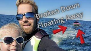 Rescued Man Small Boat Stuck At Sea Broke Down #shorts #rescue #Kawasaki #jetski #rescueboat