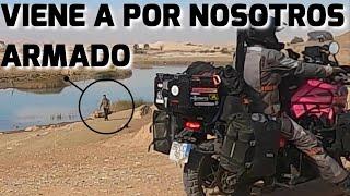 [#196] Salimos HUYENDO al ver que NOS PERSIGUEN con un ARMA - IRAK- Vuelta al mundo en moto