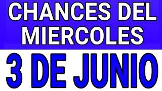 Resultado de los chances del día Miércoles 3 de Junio de 2020
