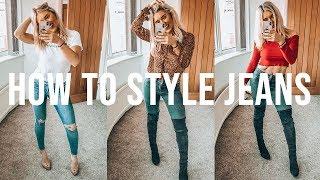 HOW TO STYLE JEANS THE RIGHT WAY - 10 IDEAS/EXAMPLES | FASHION HACKS 2019