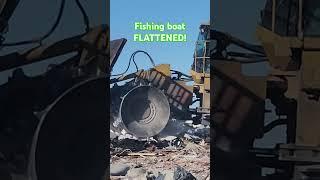 We buy boats to crush them!