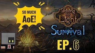 How many area of effect upgrades does one Unknown Wanderer need? | Striving for Light: Survival EP6