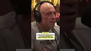 Conservative podcaster and Trump supporter Joe Rogan speaks out against Trump’s ICE raids.