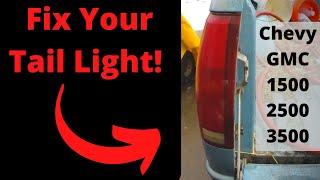 Replace Your 1988-1998 Chevy/GMC Truck Tail Light Bulbs