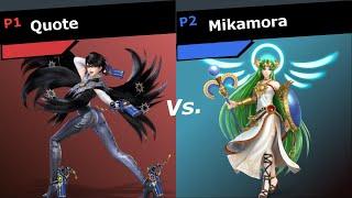 MCS44 SSBU - Quote (Bayonetta) Vs. Mikamora (Palutena) Smash Ultimate