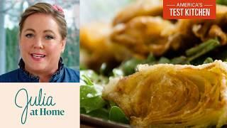 Crispy Artichoke Salad with Zesty Lemon Vinaigrette | Julia At Home (S3 E3)