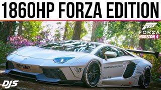 Forza Horizon 4 - RARE 1860HP Lamborghini Aventador Forza Edition!! (THIS CAR IS NUTS)