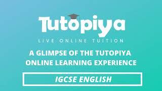 A glimpse of the Tutopiya online learning Experiance