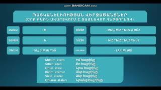 Ադրբեջաներենի ուսուցում: Դաս 7