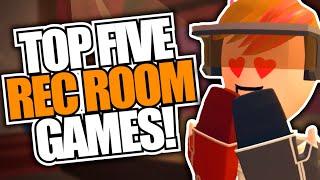 5 Rec Room Games You NEED to Play! (ft Talking Ben)