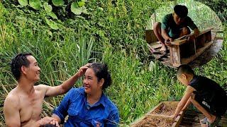 Dinh took Phau to weed the corn fields, Thien helped the deaf-mute boy make a nest to lay eggs